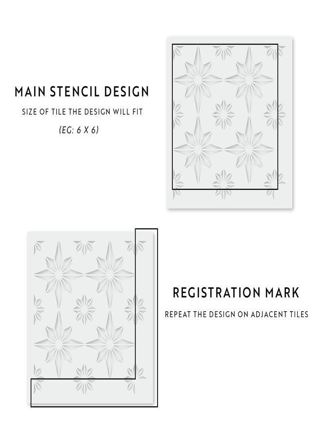 Stencil Revolution Plectro Tile For Painting Custom Floors,Walls,Furniture&More! - Image 4